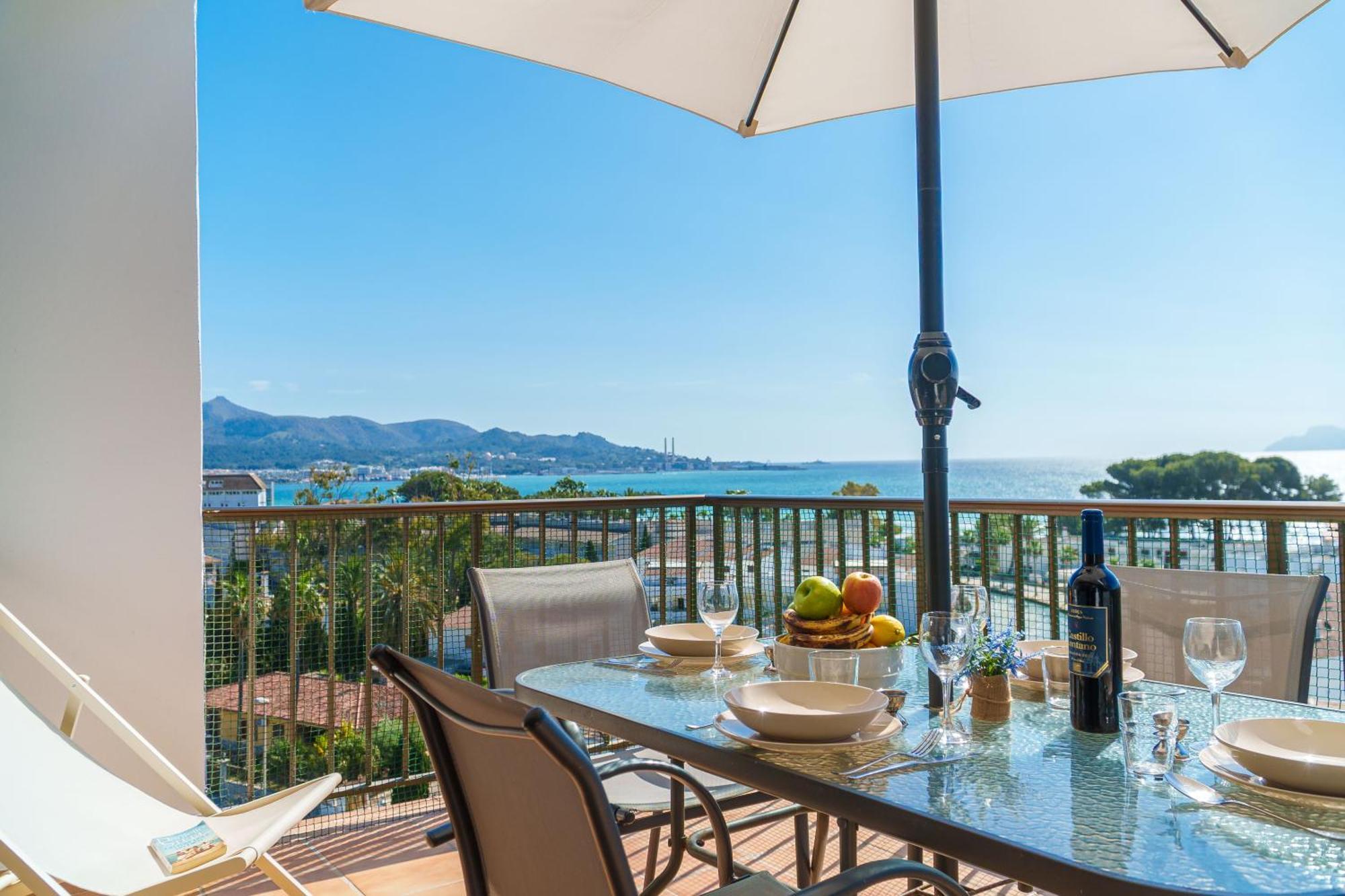 Apartment The Shell Ii, Beach Views And Pool Alcúdia Esterno foto